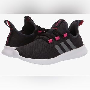 Adidas Primegreen Cloudfoam Women’s Size 8 Black and Pink Sneakers